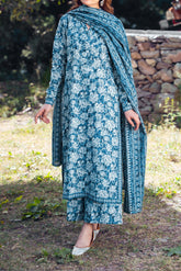PRUSSIAN - Printed Unstitched Khaddar Suit (3 Piece) 3130